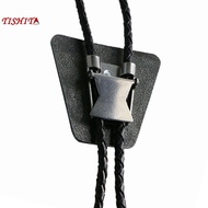 [tishita] American Totem Bolo Tie Braided Leather Long Alloy Rope Rodeo Dance Mens Necktie for Sweat