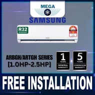 [FREE INSTALLATION] Samsung Aircond R32 S-Essential Non-Inverter (1.0HP - 2.5HP)