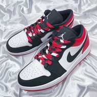 Dây Giày Phẳng Thời Trang 1 AF1 Low Black Toe Three-color Patchwork High-low Help Flat Shoelaces Dây