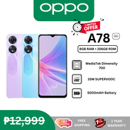 OPPO A78 5G | 8GB RAM + 256GB ROM | Android Phone | 33W SuperVOOC Flash Charge | 5000mAh Battery