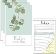 Lesnala 2-Part Carbonless Order Form Pads 3 pcs,50 sets each,White/Yellow9x14cm( 3.54 x 5.51 in) Whi