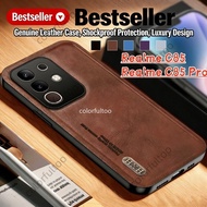 Realme C85 5G Phone Case For Realme C85 Pro C85Pro C 85 RealmeC85 4G 5G 2025 Retro Luxury Matte Leat