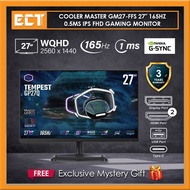 Cooler Master GP27Q 27" (2560 x 1440) 165Hz 1Ms WQHD IPS Quantum Dot Gaming Monitor (HDMI, DP, Type 