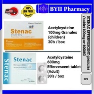 STENAC EFFERVESCENT granules / tablet 100mg or 600MG