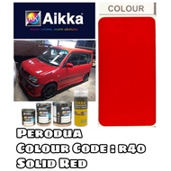 AIKKA AUTOMOTIVE PAINT / PERODUA MYVI R40,R48* / SOLID RED /  TOUCH UP PAINT / DIY CAT SPRAY TIN / C