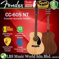 Fender CC-60S Concert Solid Spruce Top Acoustic Guitar Natural (CC60S CC 60S)