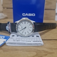 genuine Casio Men analog quartz leather dress date watch easy to read men's Gents mtp-1183e-7a brand new