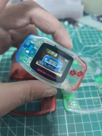 Ultra-Mini GBA Handheld Console - 1.3" IPS Screen | Built-in 32GB | Supports GBA/PS1/NES/SFC Retro G
