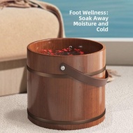 Thickened Cedar Foot Bath Tub Wooden Bucket Home Use Foot Soaking Bucket Essential Oil Diffuser Natu