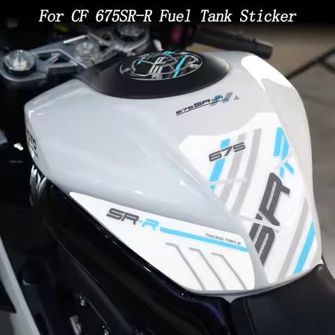 For CF 675SR-R Fuel Tank Cover Sticker - Thick Matte Sticker, Motorcycle Anti-Scratch and Wear-resis