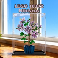 Full Transparent Acrylic Box Display Rack Gundam Collection LEGO 10372 Hibiscus Flower Bouquet 手办展示盒