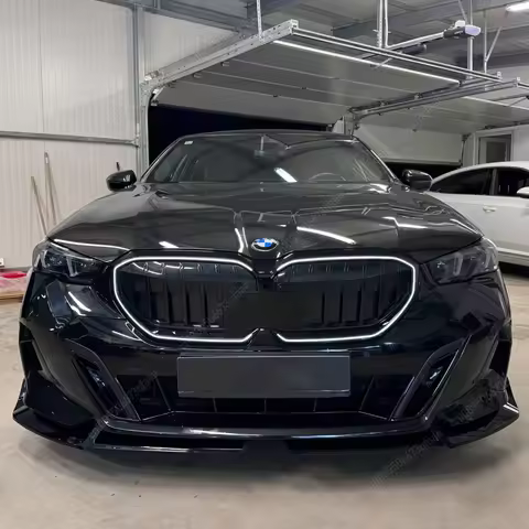 Car Front Bumper Lip Spoiler Splitter Diffuser For BMW G60 G61 520d 520i 530e 550e i5 M60 M-Sport 20
