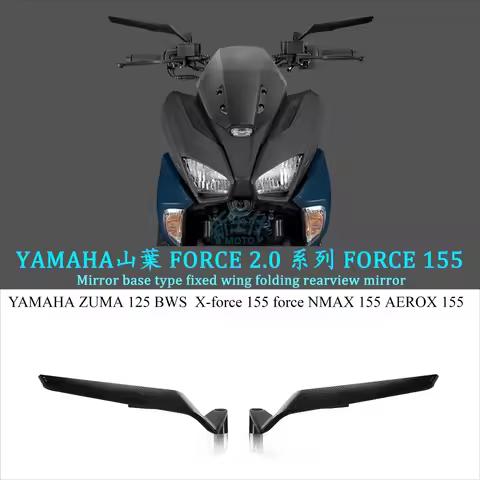 Anti-fog Coating Motorcycle Rearview Mirror Kits Hd Waterproof View Mirrors For YAMAHA ZUMA 125 BWS 