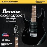 Ibanez GIO GRG170DX Left Handed Electric Guitar - Black Night ( GRG170DX  / GRG 170DX )