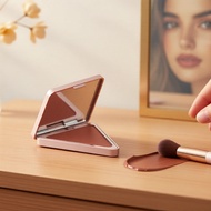 Lakerain ,,  Lakerain Segitiga Blush, Warna Matte Berkesan Tinggi Tahan Sepanjang Hari Mudah Disapu 
