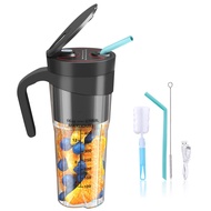 (GYIT) Portable Personal Blender for Shakes and Smoothies Blender with 6 Blades USB Rechargeable Han