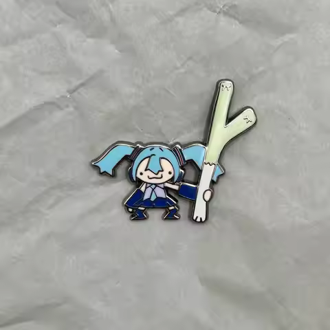 Big Leek Miku Enamel Pin | Original Creator
