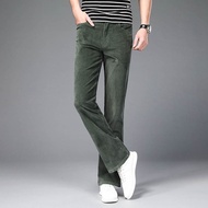 Men's Large Size Casual Flared Pants Corduroy Pants Multicolor Flared Pants