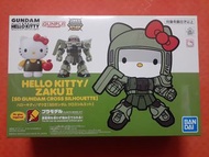 Sanrio Gundam Hello Kitty /Zaku 2 SD Gundam Cross Silhouette 高達 渣古2 模型