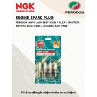 ENGINE SPARK PLUG (PERODUA MYVI LAGI BEST ICON ALZA NAUTICA TOYOTA RUSH F700 AVANZA F601 F602)