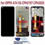 For OPPO A74 5G CPH2197 CPH2263 LCD Display Touch Screen Parts Replacement Assembly DRLA