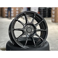NEW 17X7.5J AOW ZE40 Rim (set of 4) Dark Gunmetal 4X100 for Vios Yaris City Jazz Myvi Ativa Mazda 2 