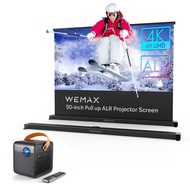 DICE 700 ANSI Lumens 1080P FHD Portable Outdoor Movie DLP Projector and 50 inch ALR Ambient Light Re