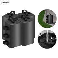 yuksok Tent Weight Water Bag 4 Pieces Canopy Weight Bag Easy to Use Leg Weight Bag