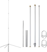 HYS Pre-Tuned 462MHz-467MHz UHF Amateur Base Antenna, GMRS Base Station Antenna, Outdoor 7.5ft (86.6