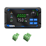 PWM150 Dual Channel Signal Generator for Servo Motor Driver Compatible Frequency Meter Adjustable Sq