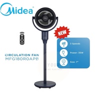 Midea 7 inch Circulation Fan MFG180R0APB With Remote Control