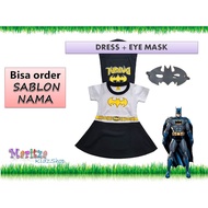 Costume Batgirl Kids Dress/ BatgirlGirl FREE Eye Mask