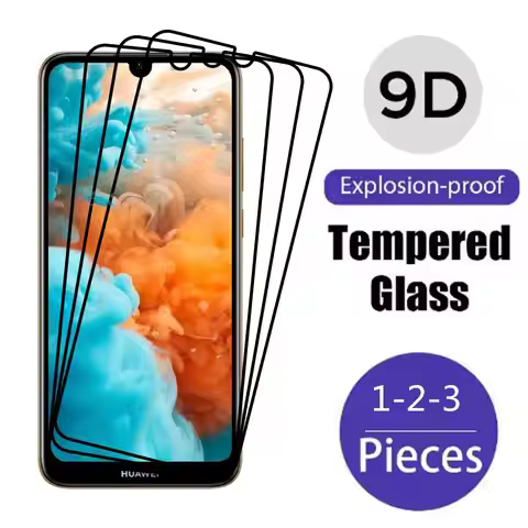 9D Protection Glass For Huawei Y7 Y6 Y5 Prime 2018 2019 Y5 Lite Tempered Glass Y9 2018 Y9 Prime 2019