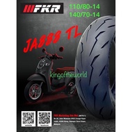 FKR JA888 110/70-13 130/70-13 110/80-14 140/70-14 Tubeless Tyre Tayar Tayer Cutting Pirelli Diablo B