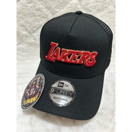LJS CAPGAMING ONLINE SHOP NEWERA 9FORTY A-FRAME NBA LOS ANGELES LAKERS (TRUCKER HAT)