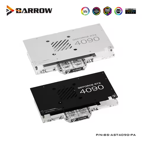 Barrow GPU Water Block For ASUS TUF/Strix RTX 4090 O24G/24G GAMING Graphics Card Cooler With Backpla