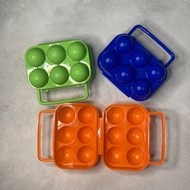 現貨 Egg holder 6格裝 雞蛋盒 塑料雞蛋盒 露營 戶外煮食 炊具 自駕釣魚 野餐用品 沙灘 爐具 gas 爐 cook set camping camp tent tarp shelter