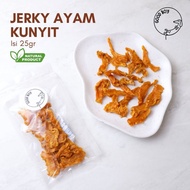 Boy Dehydrated Turmeric Chicken Jerky DogCemilan Organicnatural