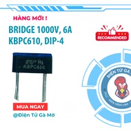 [1 CON] New Imported KBPC610 1000V, 6A DIP-4 Rectifier Diode Bridge