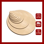 3mm Thick Circular Pine Wood - laser Cut On Request, Home Decoration, DIY Garden.