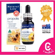 [AUS Direct Import] Natural Life Propolis Liquid Double Strength 40% 25ml / Propolis & Manuka Honey 