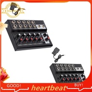 10 Channel Mixing Console Digital Audio Mixer for Recording DJ Live Broadcast Karaoke Microphone Controller