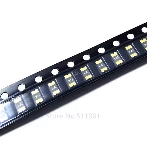 50PCS 1206 0.5A 0.5 Amp 500mA 6V PolySwitch SMT SMD Resettable Fuse 1A 1.1A 1.5A 2A 0.1A 0.2A 0.75A
