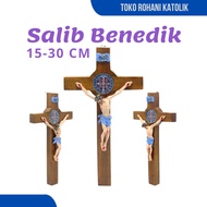BENEDICT HANGING CROSS 15-30 CM (AR) / CATHOLIC WALL CROSS / BENEDICT CROSS / JESUS CROSS