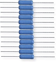 43F800E Pack of 12 Wirewound Resistors, Axial Lead, 3W, 800 Ohms, 200V Max, 20 TCR, Conformal Silico