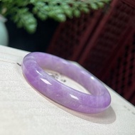 稀有紫鋰輝手鐲50MM 星光貓眼薰衣草紫水晶手環 浪漫清麗柔潤淡雅