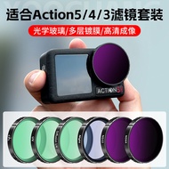 [Quick Shipment] CPL Polarized ND ND Filter UV Protective Filter Suitable for DJI DJI Action/4/PRO S