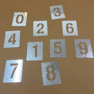 Hollow Number Spray Paint Template 0-9 Letter Number Spray Number Mold Parking Space Number Plate Nu