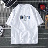 DENIM POPCLOSET XS-3XL TSHIRT WOMAN T SHIRT MEN BAJU T SHIRT PEREMPUAN COTTON T SHIRT LELAKI PLUS SI