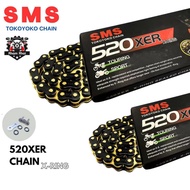 SMS 520-120L XER X-RING CHAIN BLACK GOLD CBR250 TZR250 R25 KTN200 TS250I PULSA N200 KLX250 KLX450R